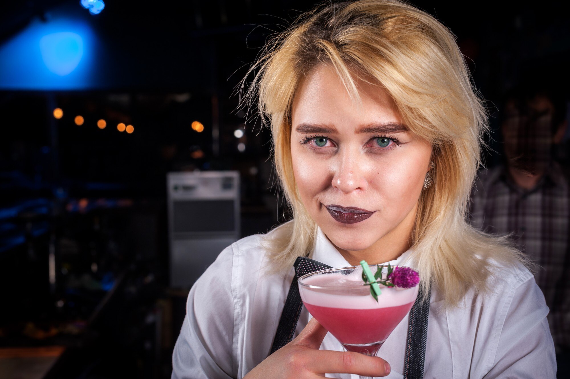 girl barman concocts cocktail bar 257488 2235